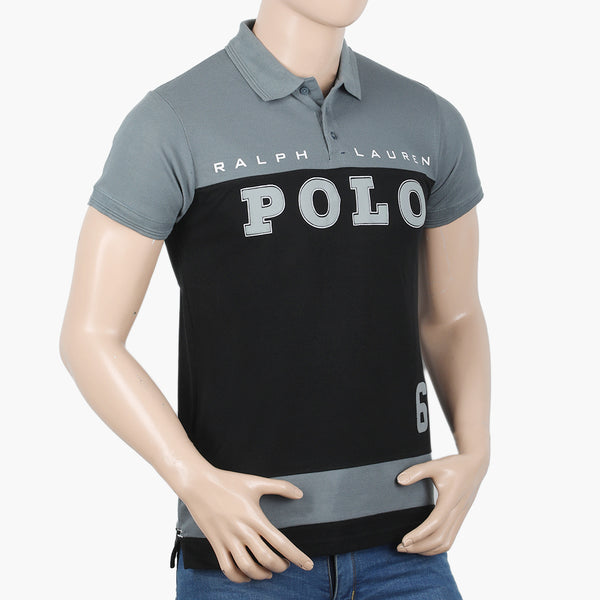 Men's Half Sleeves Polo T-Shirt - Grey, Men's T-Shirts & Polos, Chase Value, Chase Value