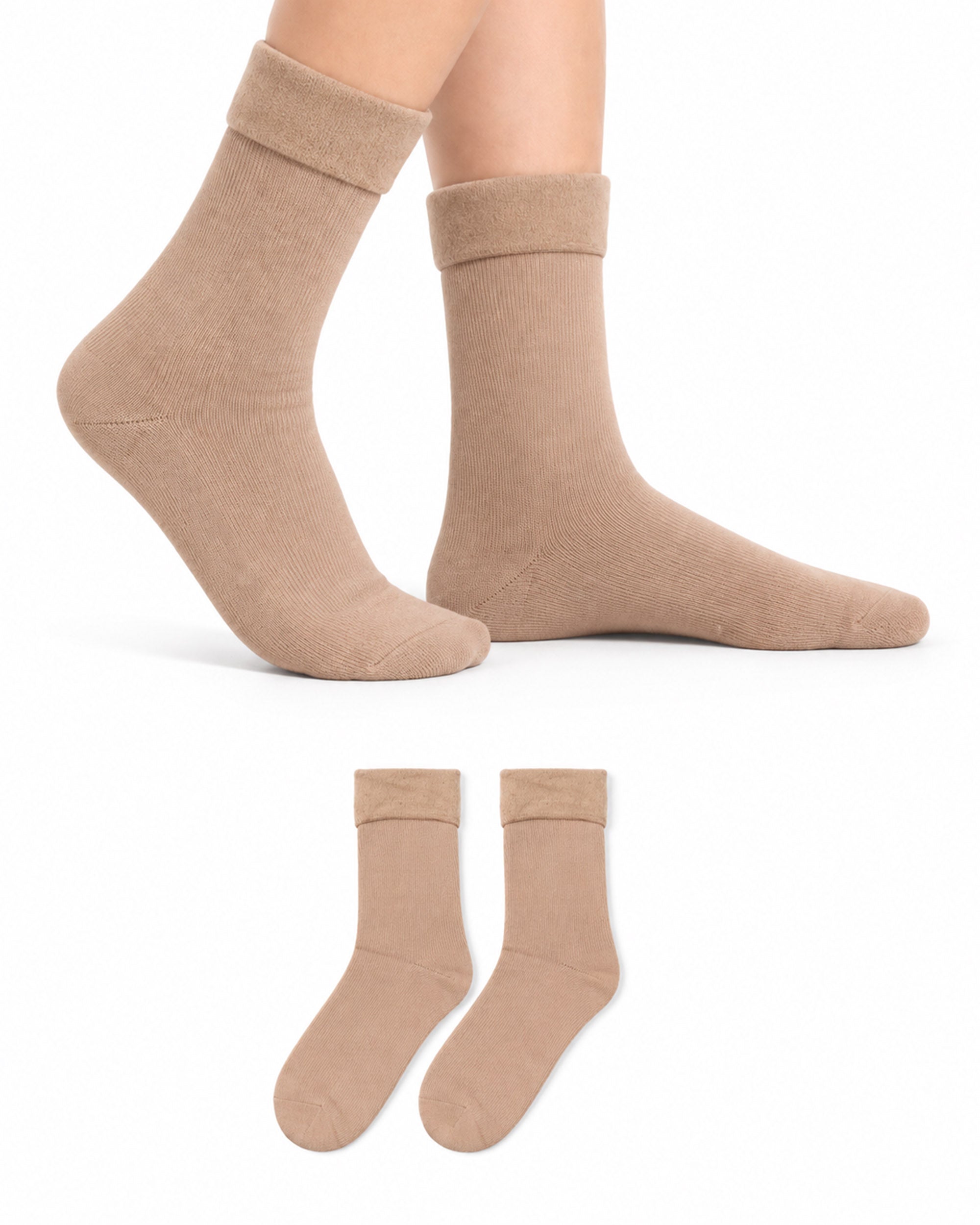 Women's Woolen Socks - Pack of 2, Women Socks Stocking & Gloves, Chase Value, Chase Value