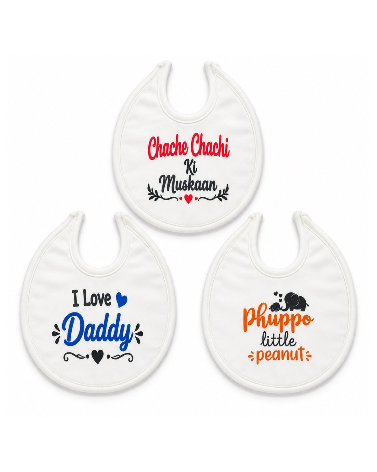 Valuables Newborn Baby Bibs - Medium