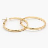Women's Ear Hoops - Golden, Women Earrings & Tops, Chase Value, Chase Value