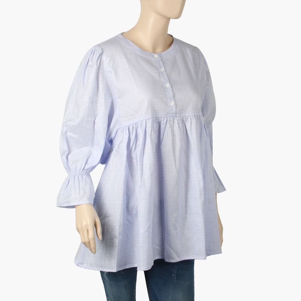 Women's Western Top - Blue, Women T-Shirts & Tops, Chase Value, Chase Value