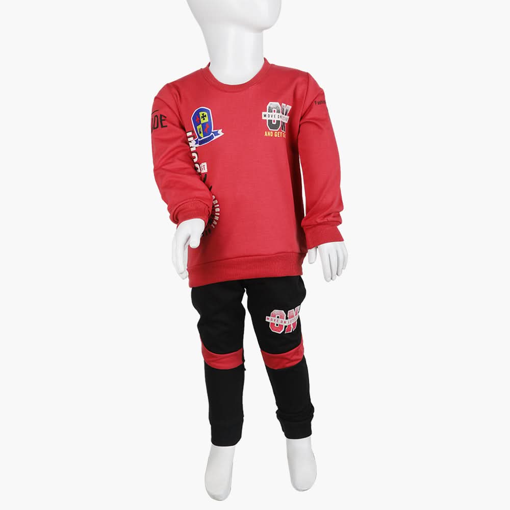 Boys Full Sleeves Suit - Dark Pink, Boys Sets & Suits, Chase Value, Chase Value