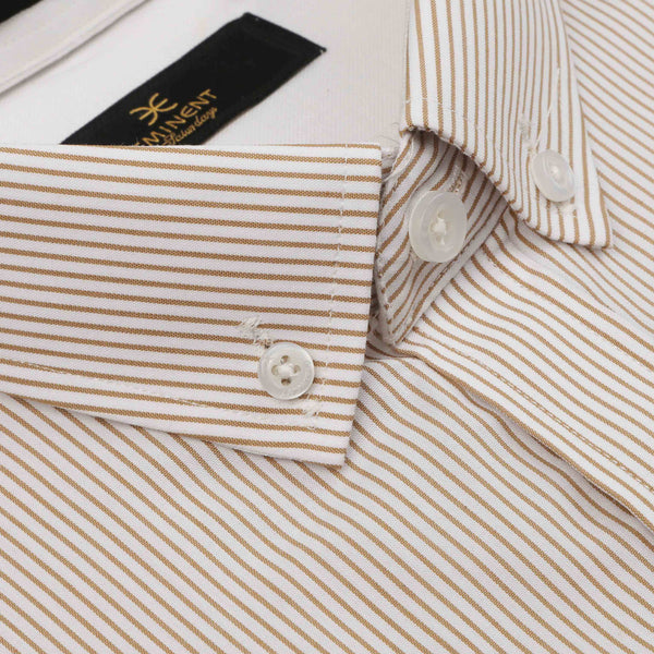 Eminent Men's Stripe Shirt - Beige, Men's Shirts, Eminent, Chase Value