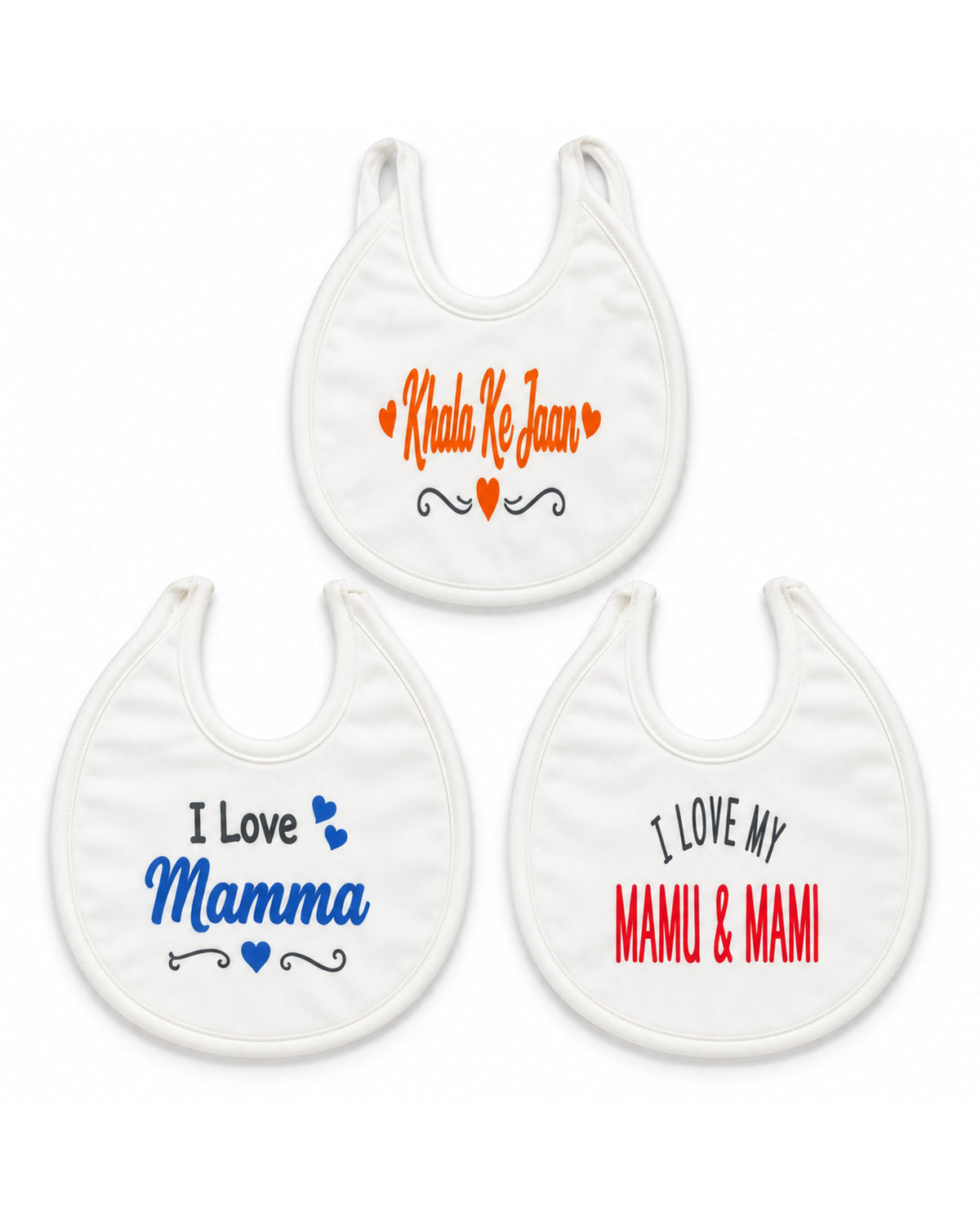 Valuables Newborn Baby Bibs - Medium