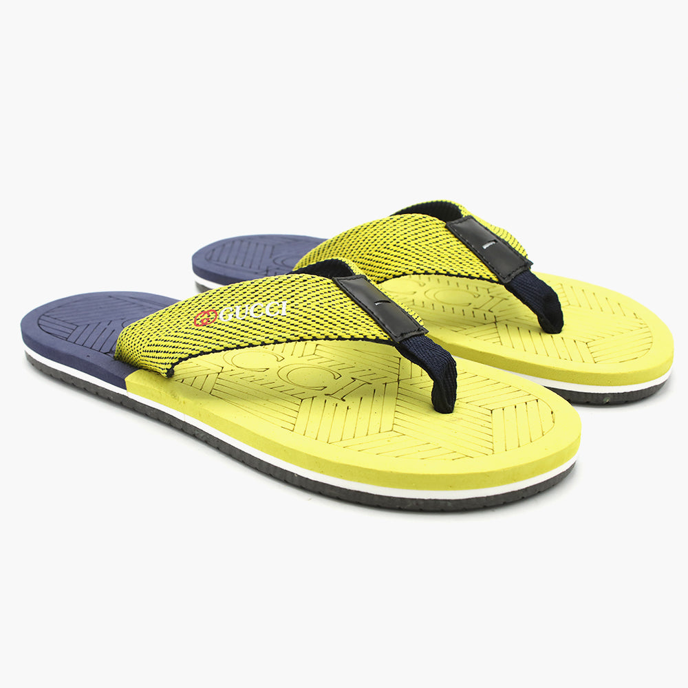 Men's Slippers - Yellow, Men's Slippers, Chase Value, Chase Value