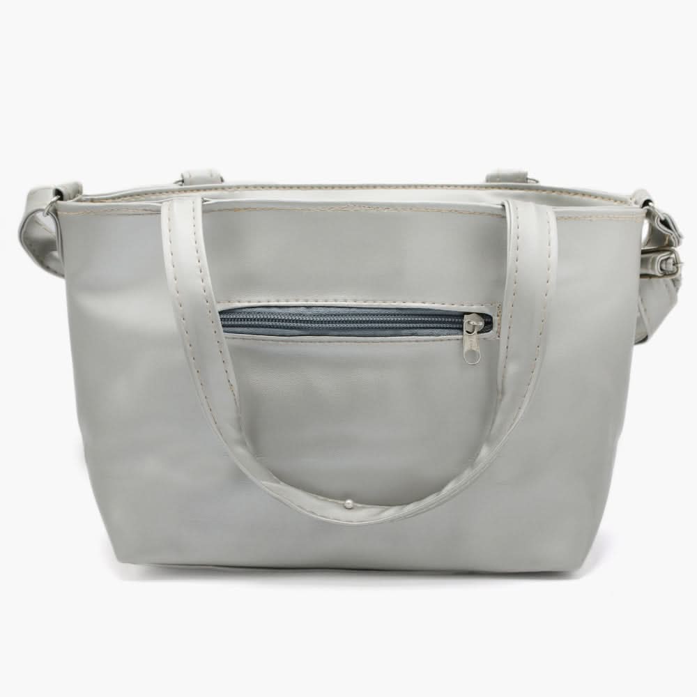 Women's Handbag - Silver, Women Bags, Chase Value, Chase Value