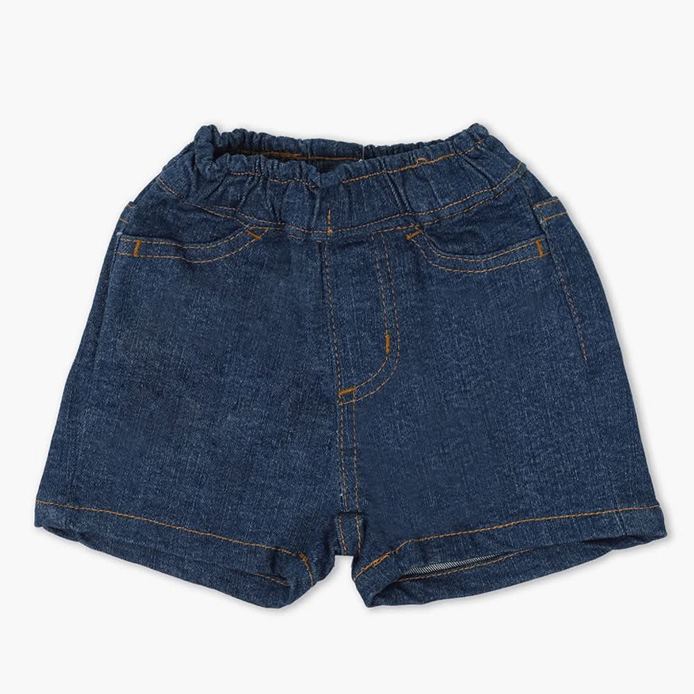 Newborn Boy Denim Short - Blue, Newborn Boys Shorts & Pants, Chase Value, Chase Value