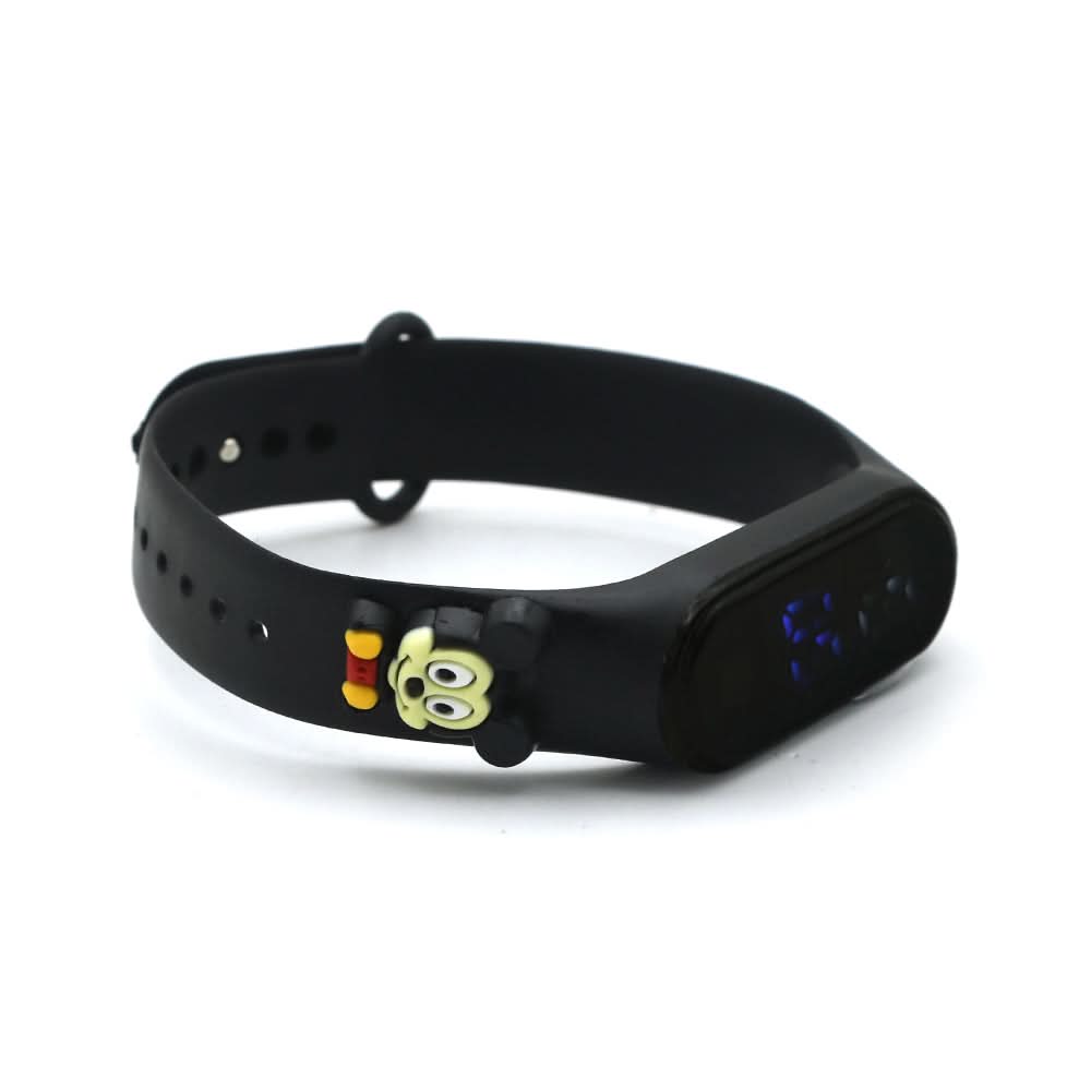 LED Band Sticker Watch - Black, Girls Watches, Chase Value, Chase Value
