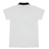 Boys Half Sleeves Polo T-Shirt - White, Boys T-Shirts, Chase Value, Chase Value