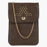 Women's Mobile Pouch - Coffee, Women Clutches, Chase Value, Chase Value