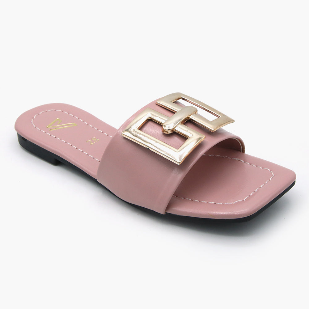 Girls Slipper - Peach, Girls Slippers, Chase Value, Chase Value