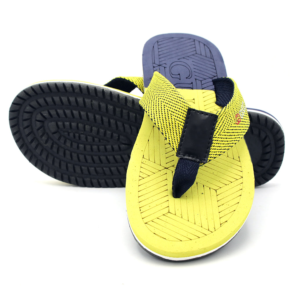 Men's Slippers - Yellow, Men's Slippers, Chase Value, Chase Value