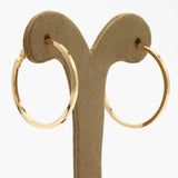 Women's Ear Hoops - Golden, Women Earrings & Tops, Chase Value, Chase Value