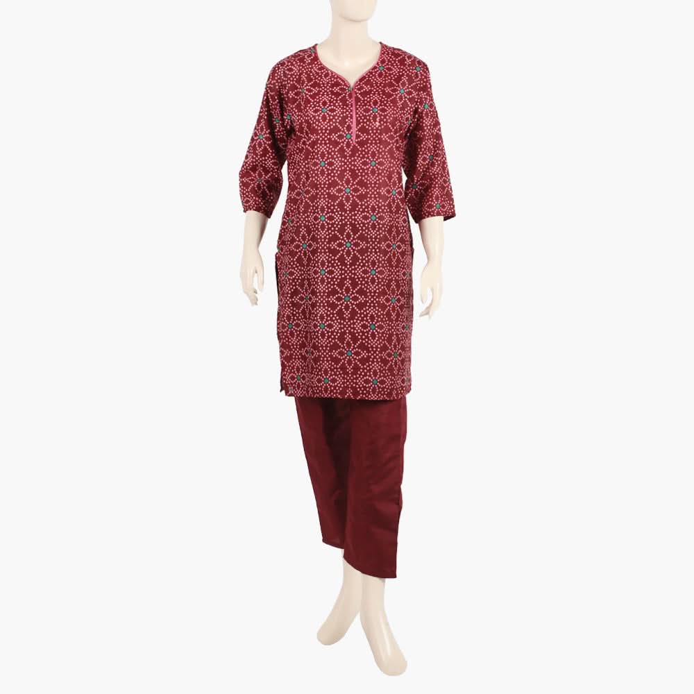 Women's Printed Lawn 2Pcs Suit - Multi Color, Women Shalwar Suits, Chase Value, Chase Value