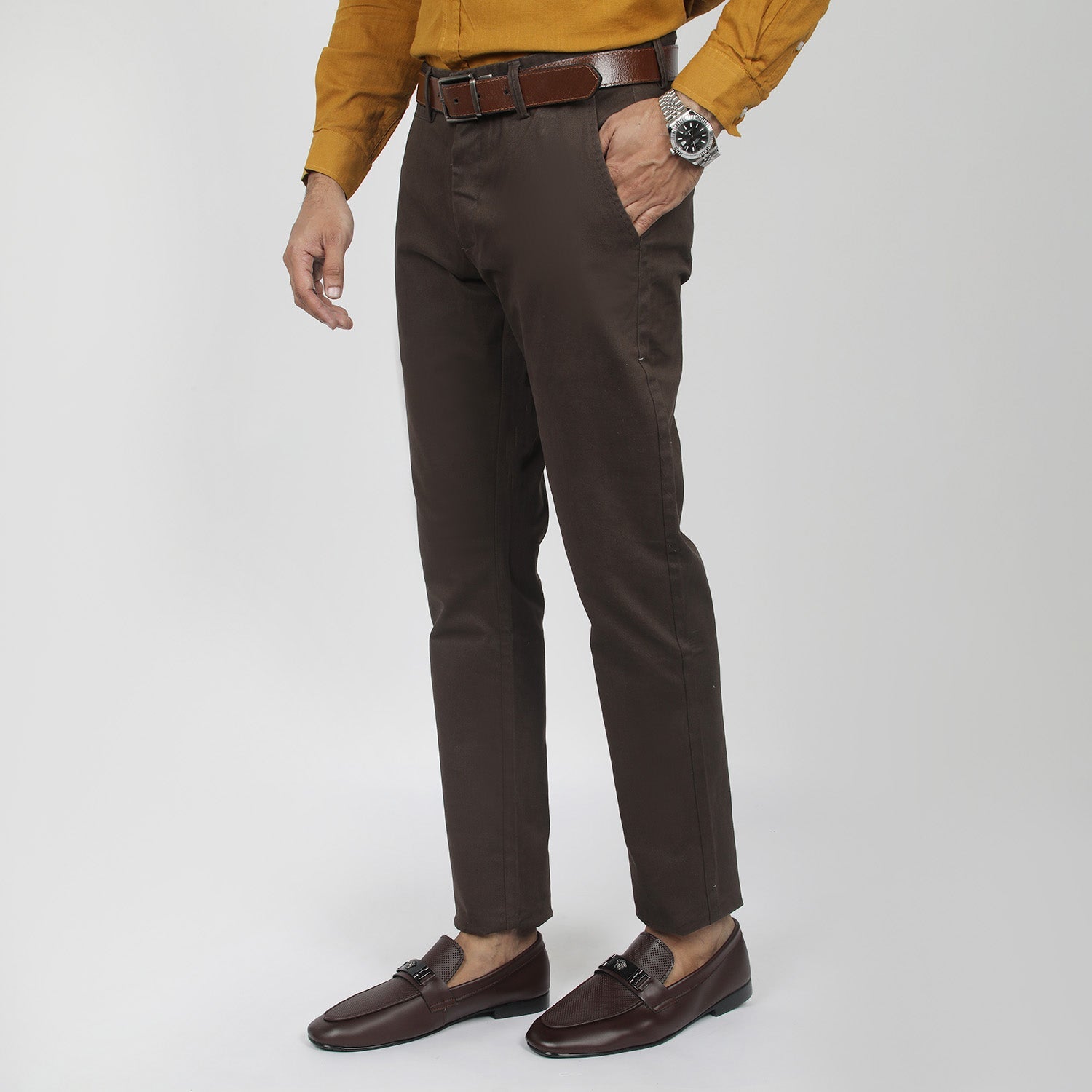 Eminent Men's Cotton Casual Pant - Chocolate, Men's Casual Pants & Jeans, Eminent, Chase Value