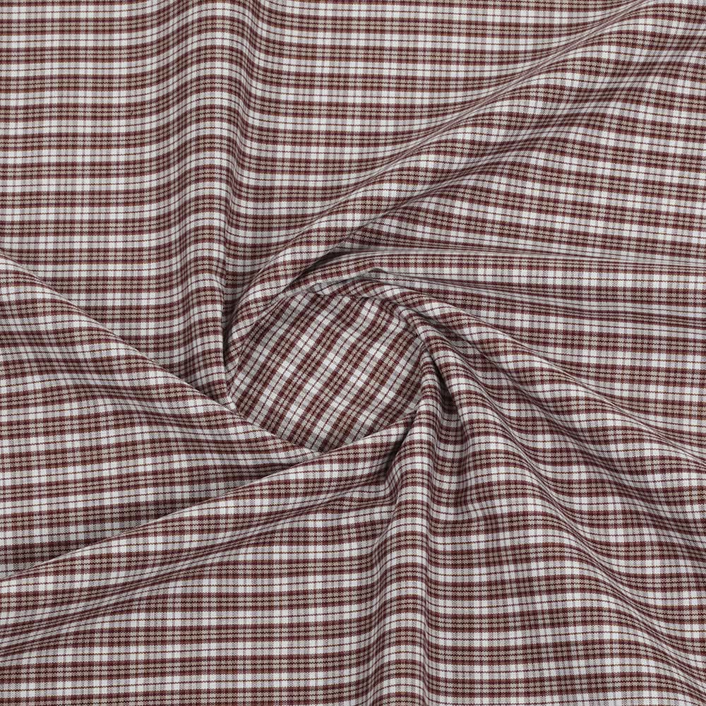 Men's Cotton Shirting Fabric - Brown, Men's Unstitched Fabric, Chase Value, Chase Value
