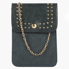 Women's Mobile Pouch - Navy Blue, Women Clutches, Chase Value, Chase Value