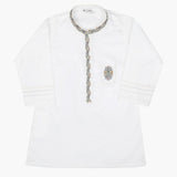 Boys Embroidered Shalwar Suit - White, Boys Shalwar Kameez, Chase Value, Chase Value