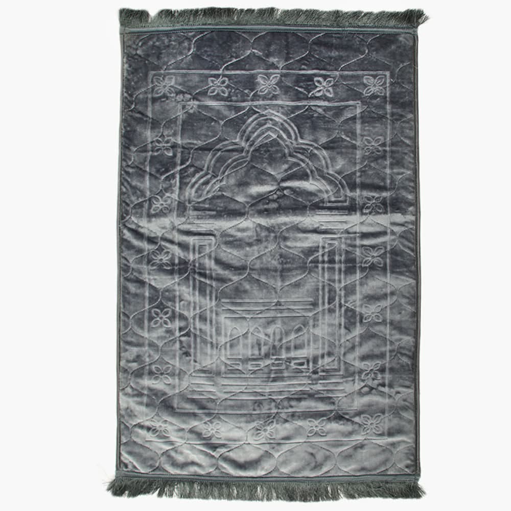 Ja-E-Namaz Prayer Mat - Grey, Prayer Accessories Collection, Chase Value, Chase Value
