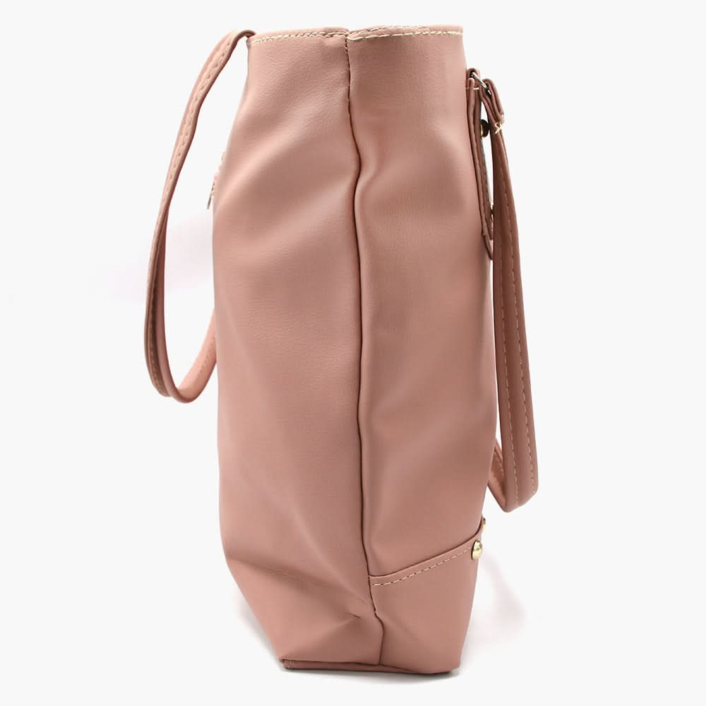 Women's Handbag - Peach, Women Bags, Chase Value, Chase Value