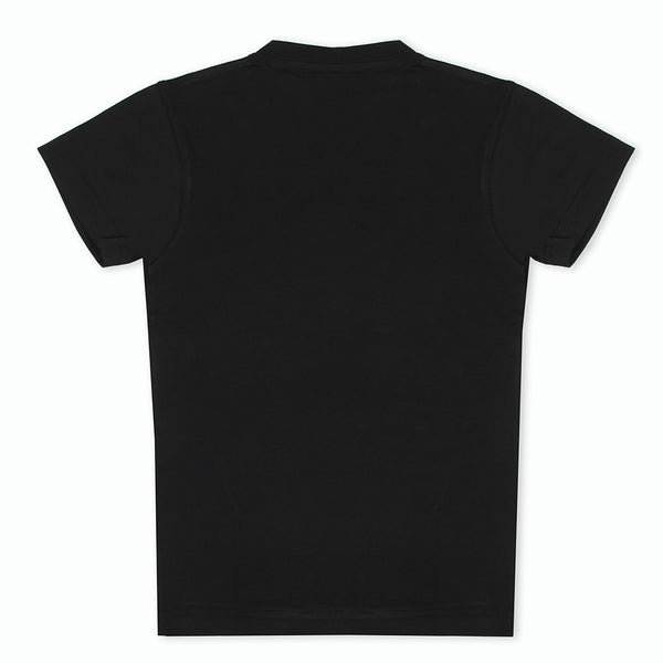 Boys Half Sleeves Polo T-Shirt - Black & Purple, Boys T-Shirts, Chase Value, Chase Value