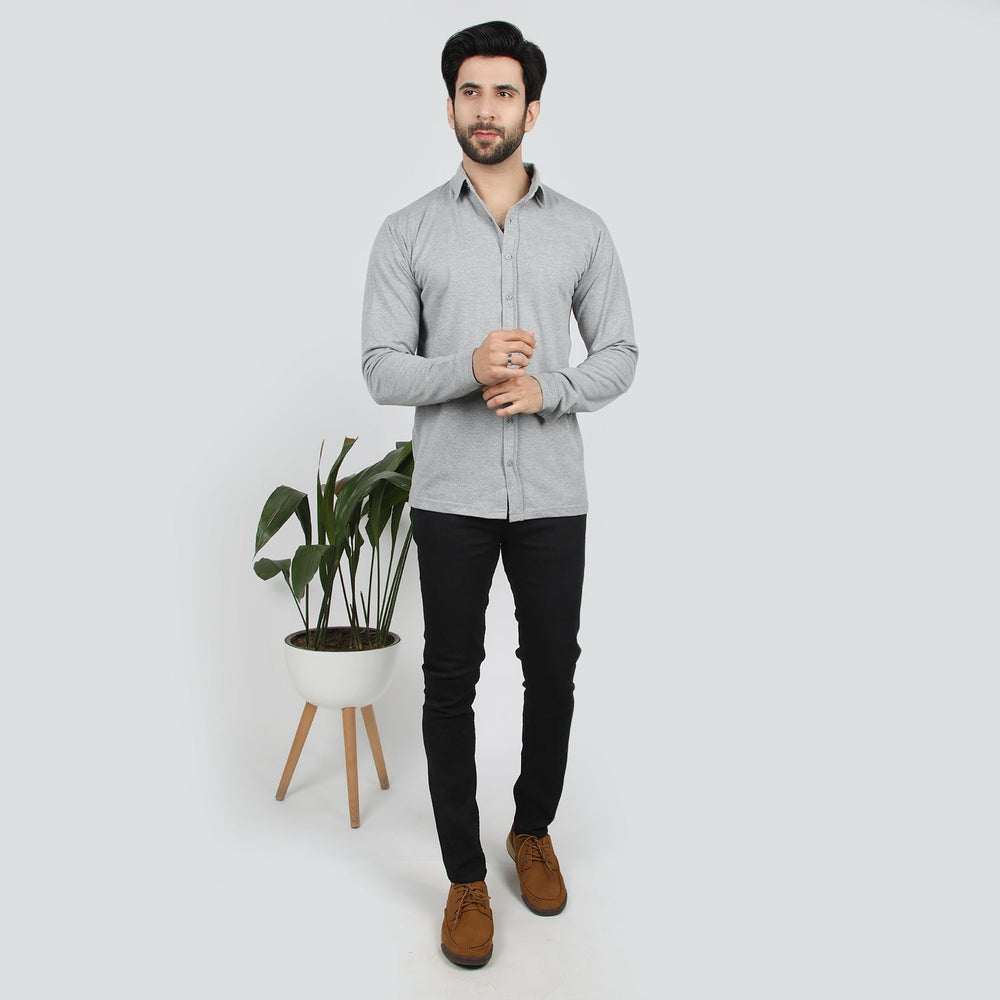 Eminent Men's Front Open Shirt - Ash Grey, Men's Shirts, Eminent, Chase Value