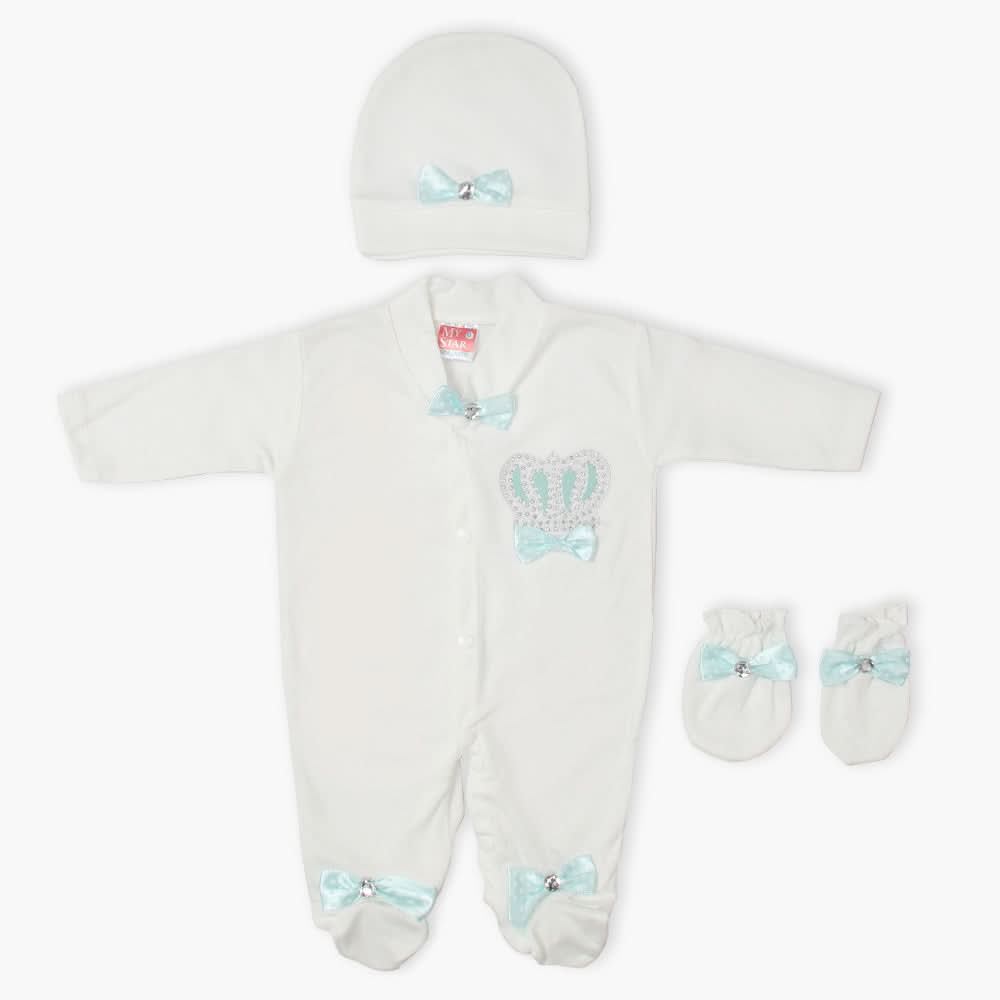 Newborn Gift Set Romper - Light Blue, Newborn Gift Set, Chase Value, Chase Value