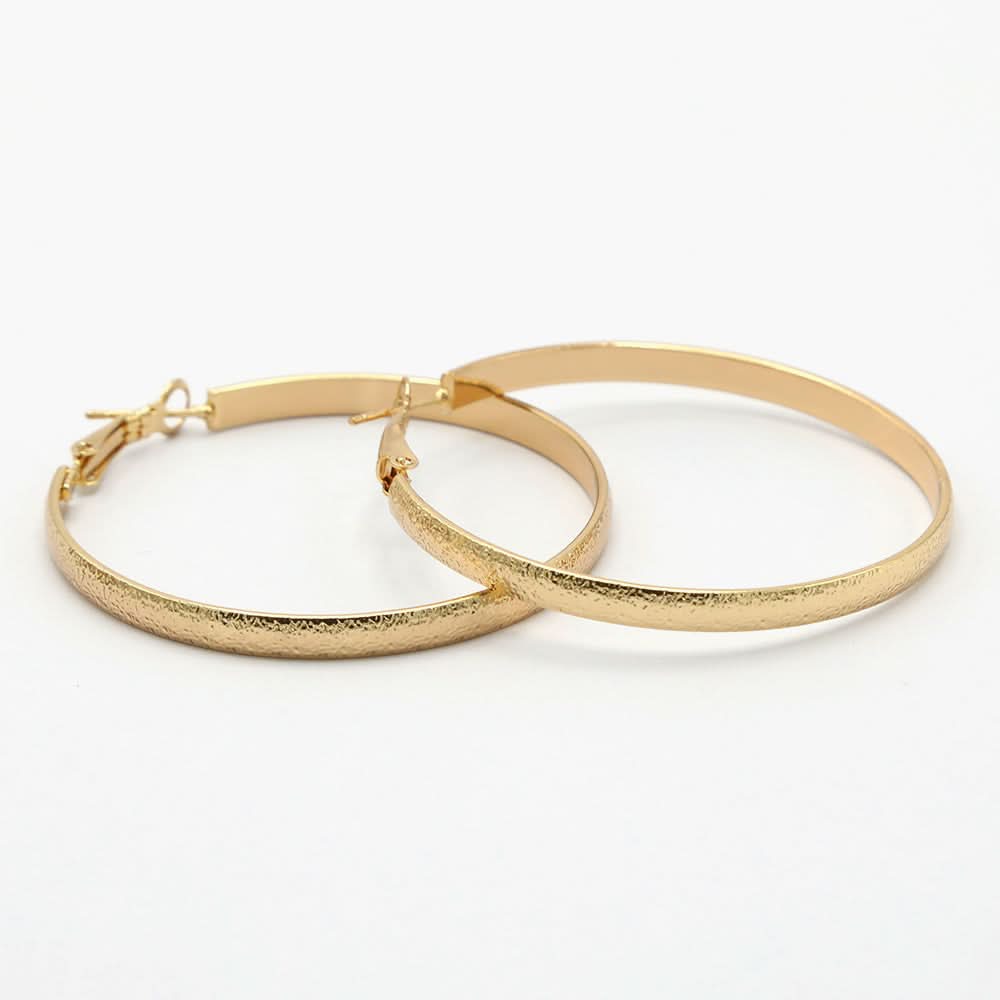 Women's Ear Hoops - Golden, Women Earrings & Tops, Chase Value, Chase Value