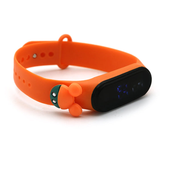 LED Band Sticker Watch - Orange