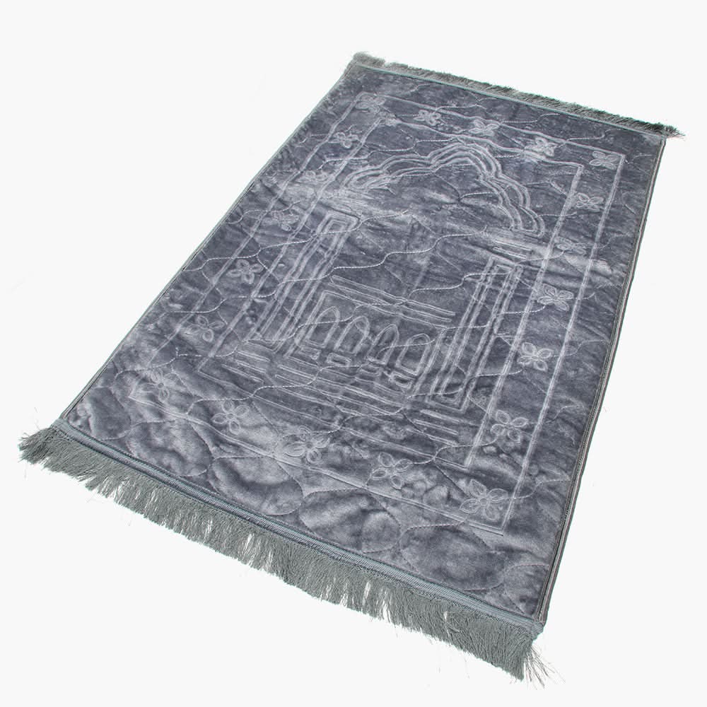 Ja-E-Namaz Prayer Mat - Grey, Prayer Accessories Collection, Chase Value, Chase Value
