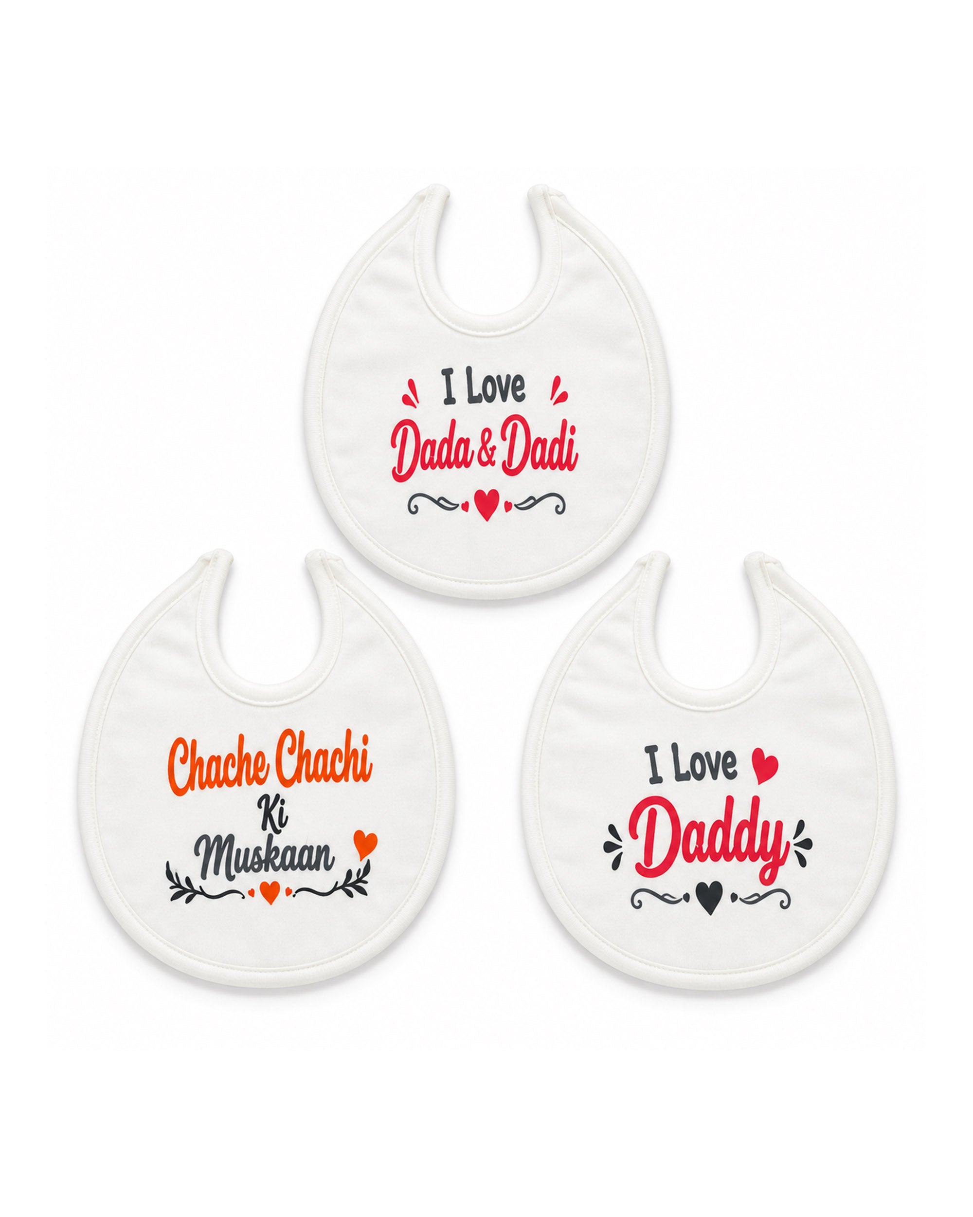 Valuables Newborn Baby Bibs - Medium