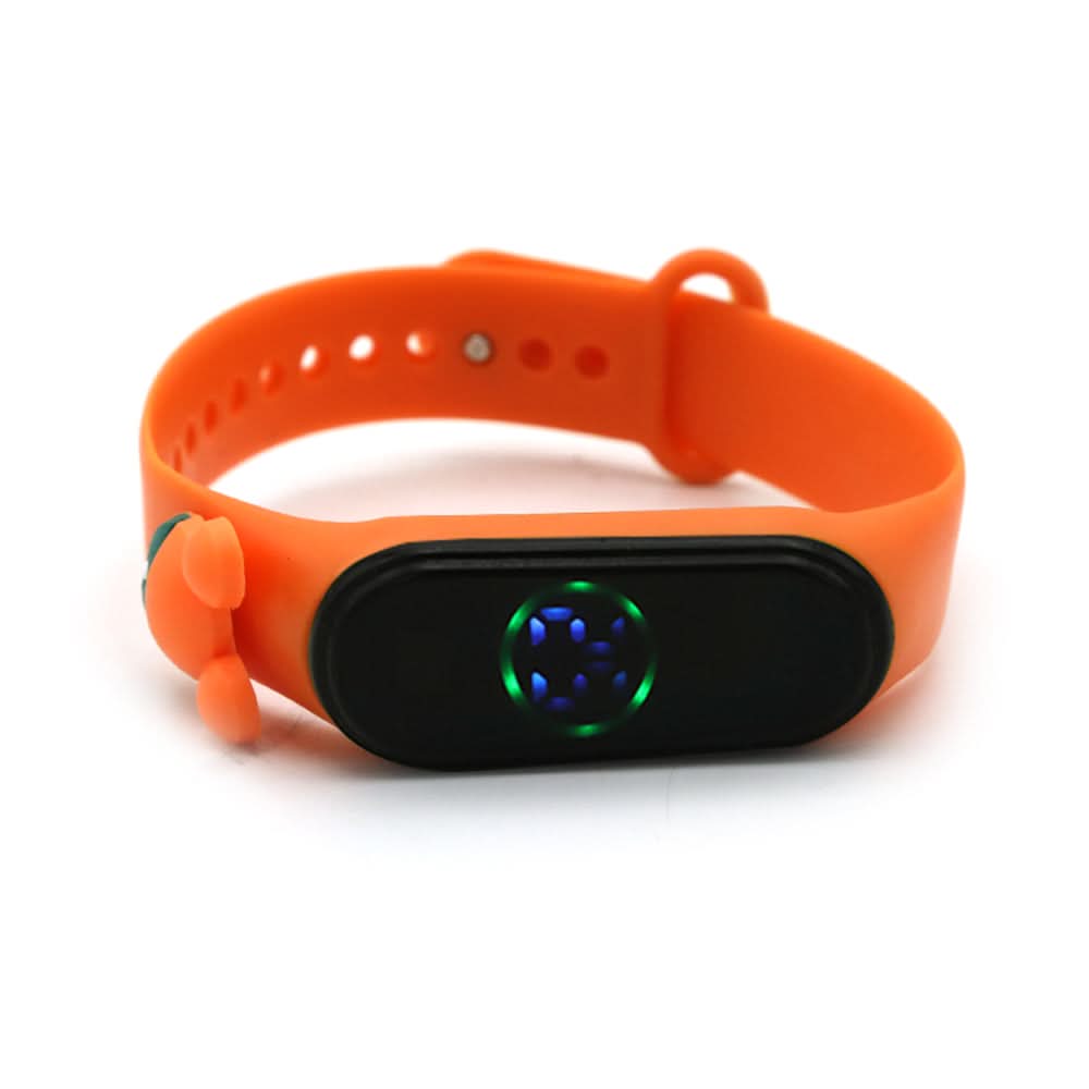 LED Band Sticker Watch - Orange, Girls Watches, Chase Value, Chase Value