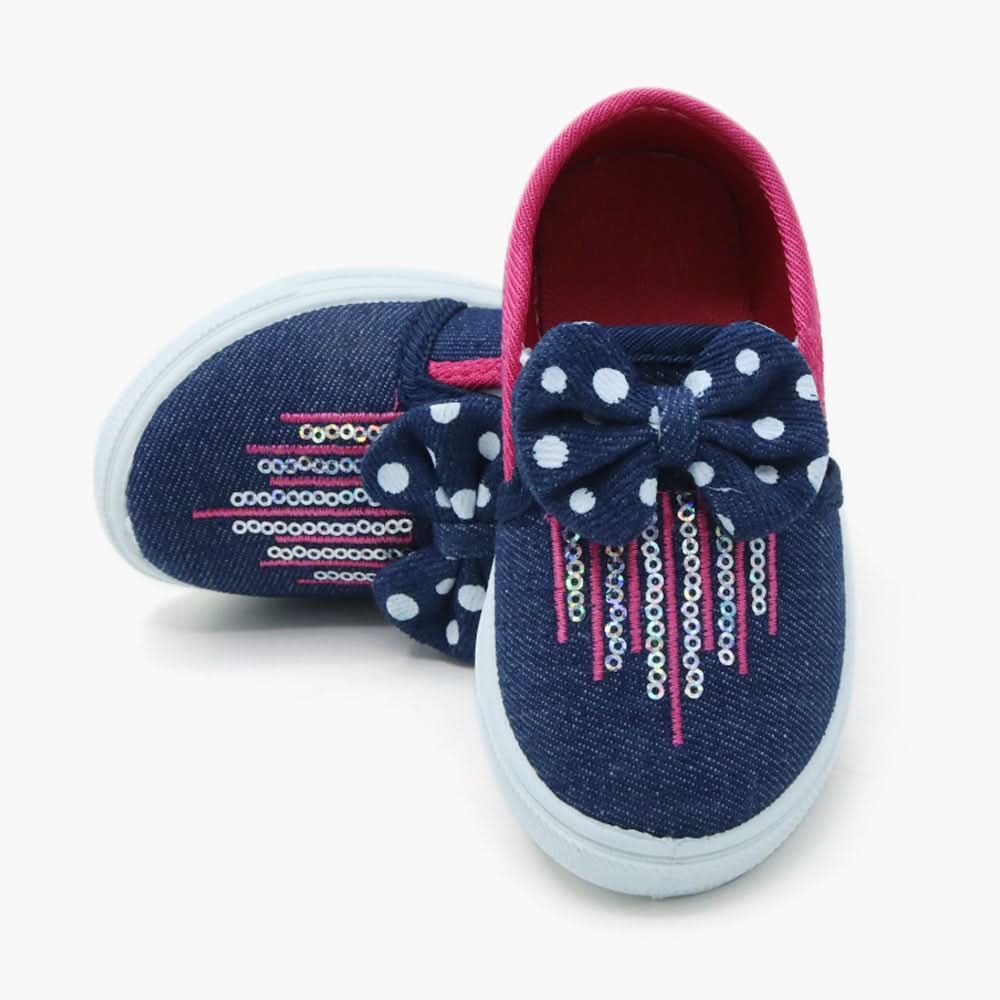 Girls Canvas Shoes - Dark Pink, Girls Sneakers & Shoes, Chase Value, Chase Value