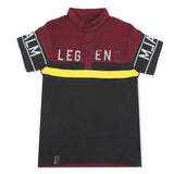 Boys Half Sleeves Polo T-Shirt - Dark Purple, Boys T-Shirts, Chase Value, Chase Value