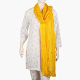 Women's Printed Dupatta - Yellow, Women Dupatta, Chase Value, Chase Value