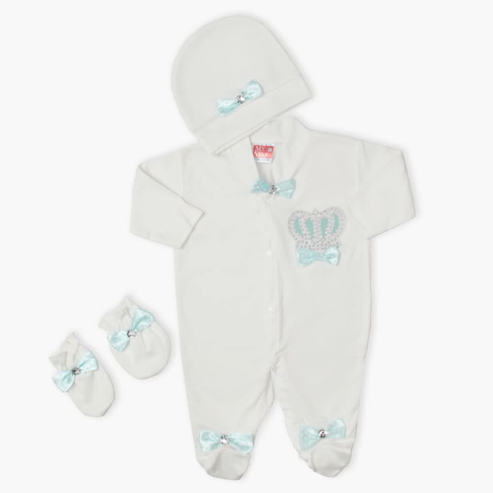 Newborn Gift Set Romper - Light Blue, Newborn Gift Set, Chase Value, Chase Value