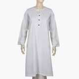 Women's Plain Kurti - White, Women Ready Kurtis, Chase Value, Chase Value
