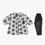 Girls Half Sleeves Suit - White, Girls Suits, Chase Value, Chase Value