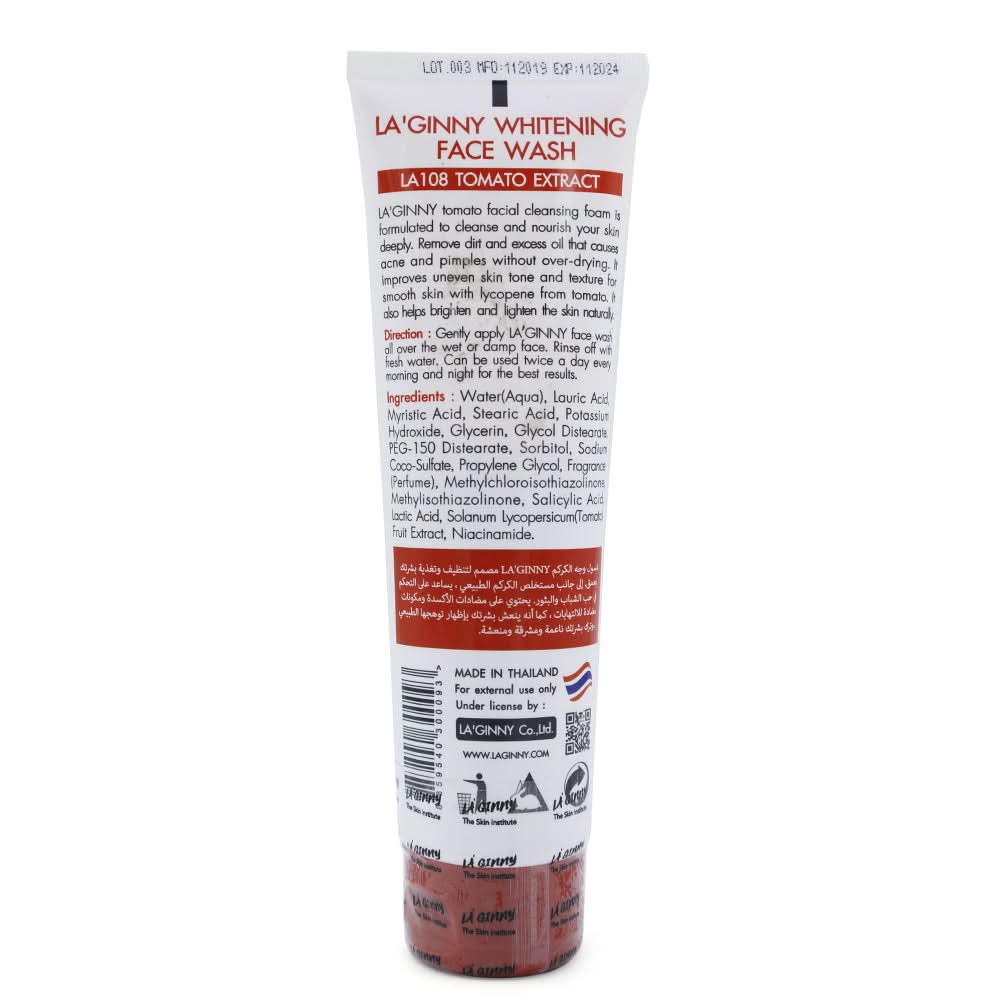 LA'Ginny Face Wash Tomato - 100ml, Face washes, LA'Ginny, Chase Value