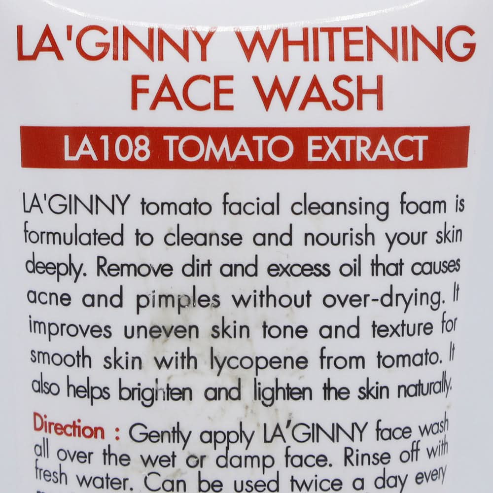 LA'Ginny Face Wash Tomato - 100ml, Face washes, LA'Ginny, Chase Value