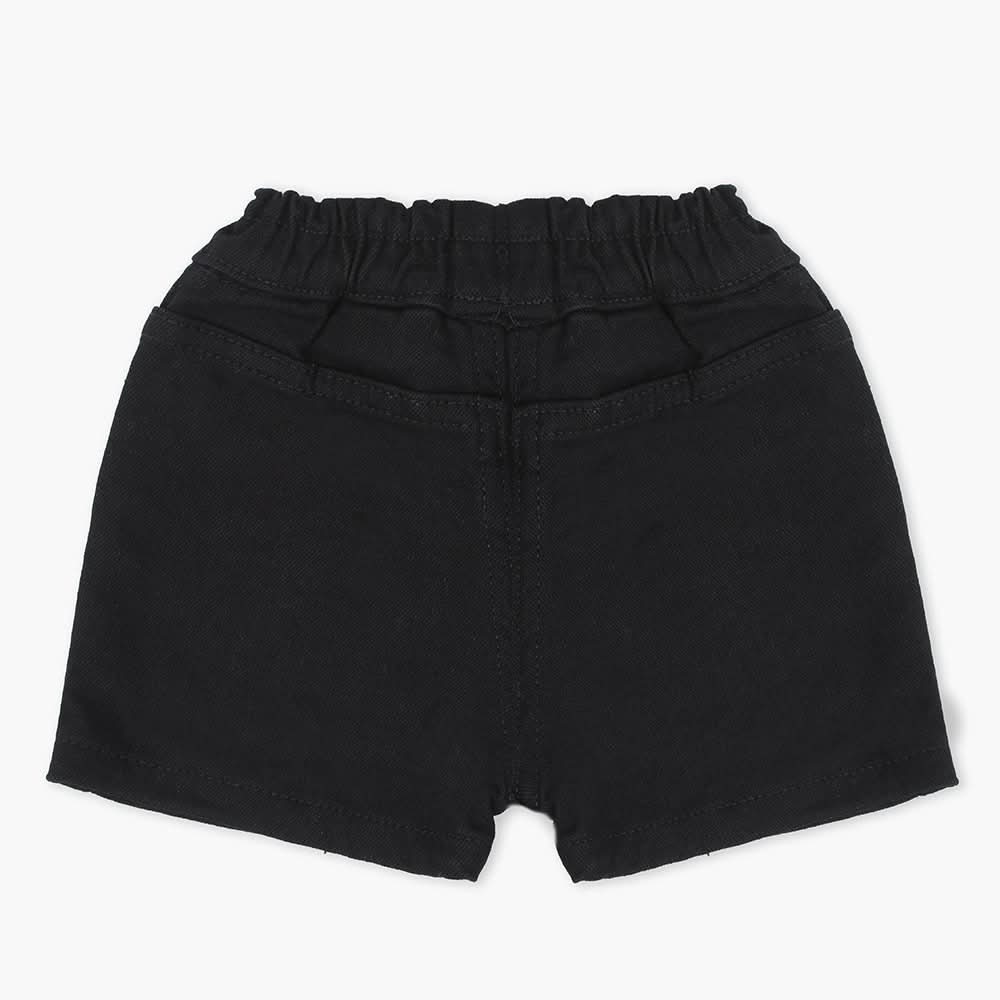 Newborn Boy Denim Short - Black, Newborn Boys Shorts & Pants, Chase Value, Chase Value