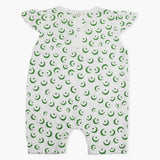 Newborn Girls Azadi Romper 1Pcs - White, Newborn Girls Rompers, Chase Value, Chase Value