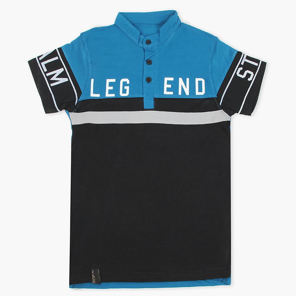 Boys Half Sleeves Polo T-Shirt - Sky Blue, Boys T-Shirts, Chase Value, Chase Value