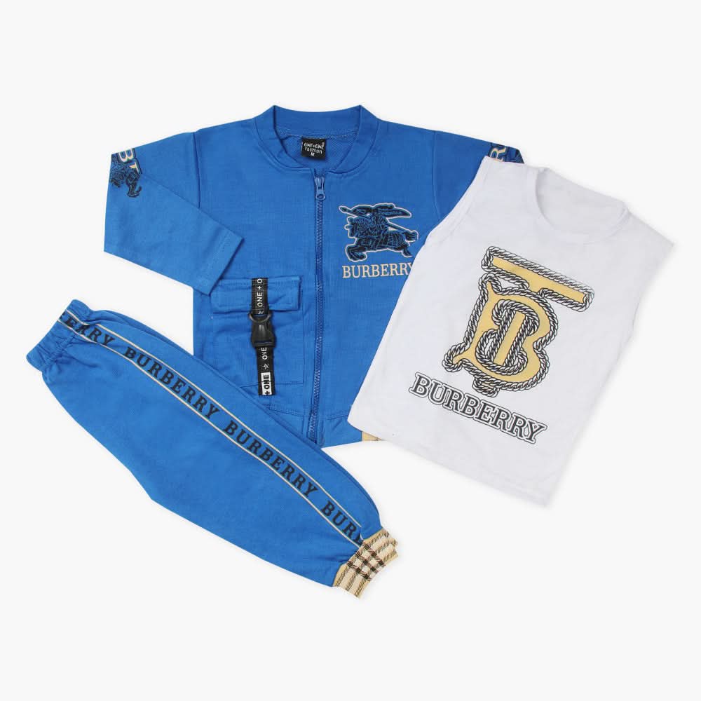 Boys 3Pcs Suit - Blue, Boys Sets & Suits, Chase Value, Chase Value