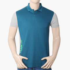 Men's Half Sleeves Polo T-Shirt - Sea Green, Men's T-Shirts & Polos, Chase Value, Chase Value