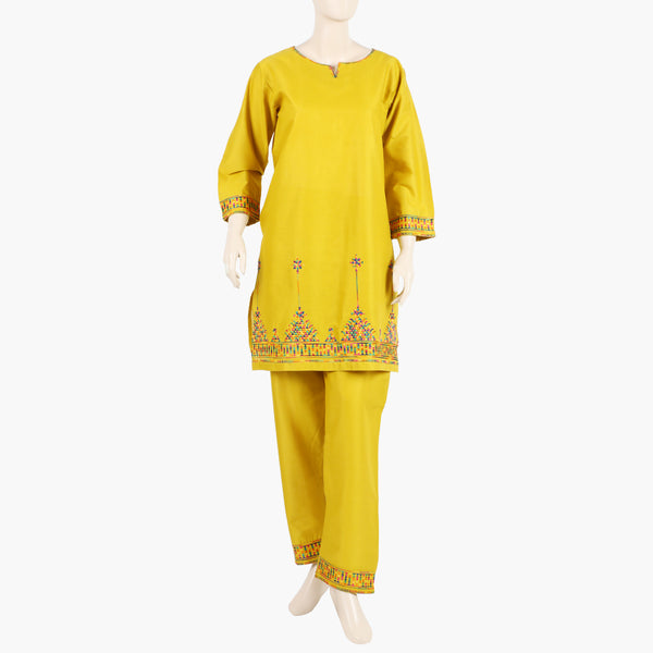 Women's Embroidered 2Pcs Shalwar Suit - Dhani, Women Shalwar Suits, Chase Value, Chase Value
