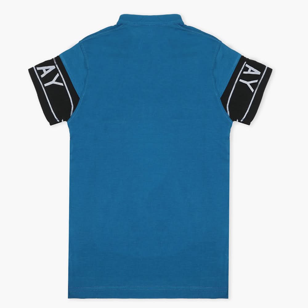 Boys Half Sleeves Polo T-Shirt - Sky Blue, Boys T-Shirts, Chase Value, Chase Value