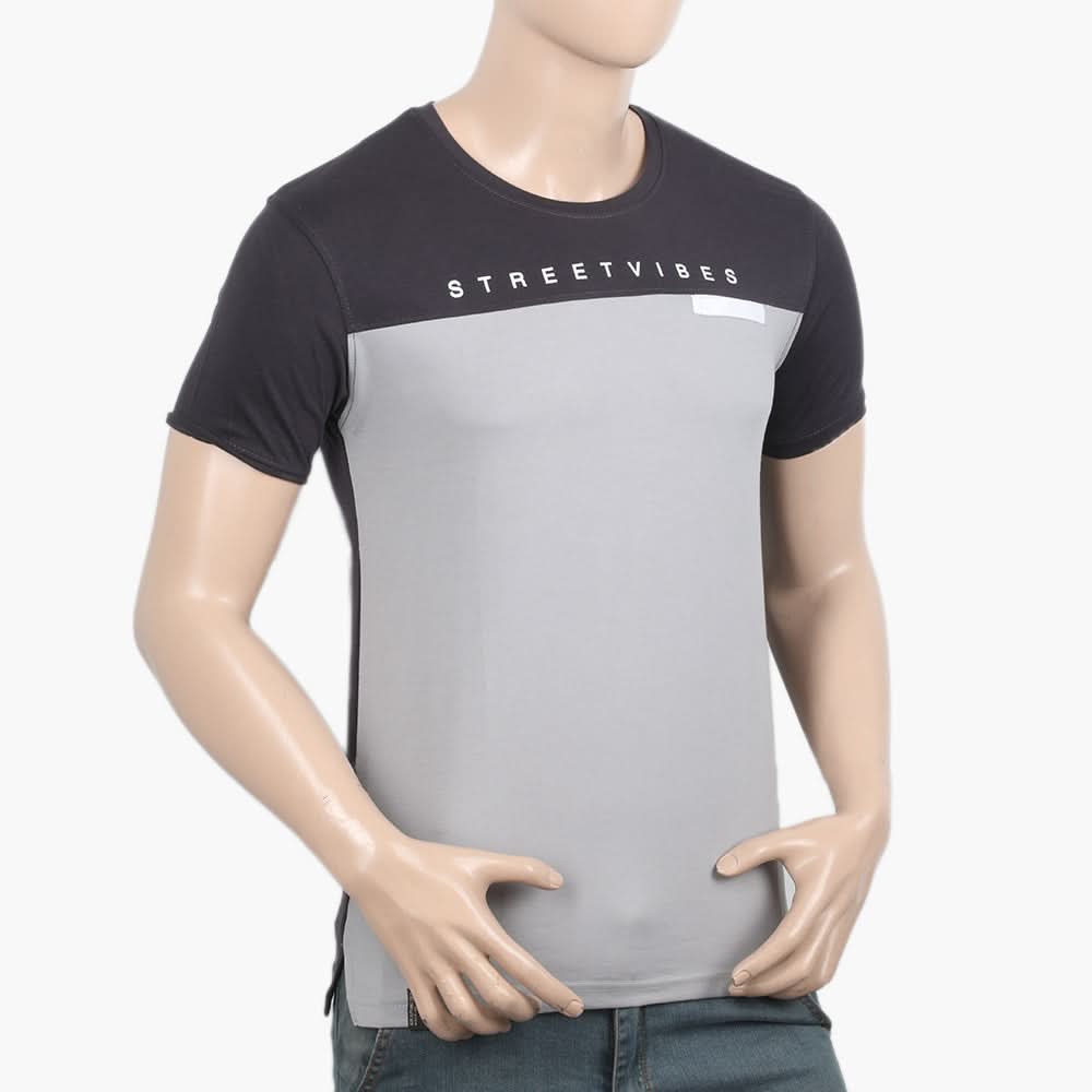 Men's Half Sleeves T-Shirt - Dark Purple, Men's T-Shirts & Polos, Chase Value, Chase Value