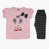 Girls Half Sleeves Suit - Light Pink, Girls Suits, Chase Value, Chase Value