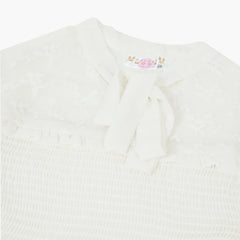 Girls Woven Top - White, Girls Tops, Chase Value, Chase Value